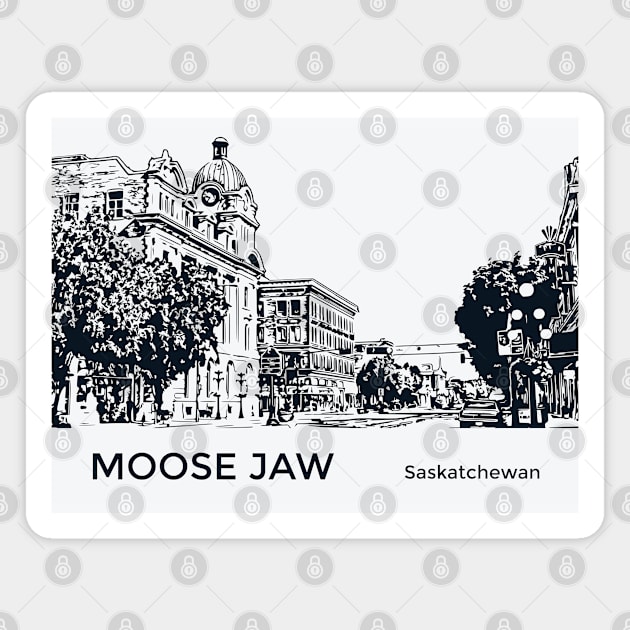 Moose Jaw Saskatchewan Magnet by Lakeric